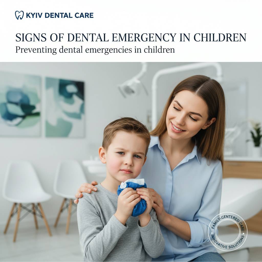Preventing dental emergencies in children